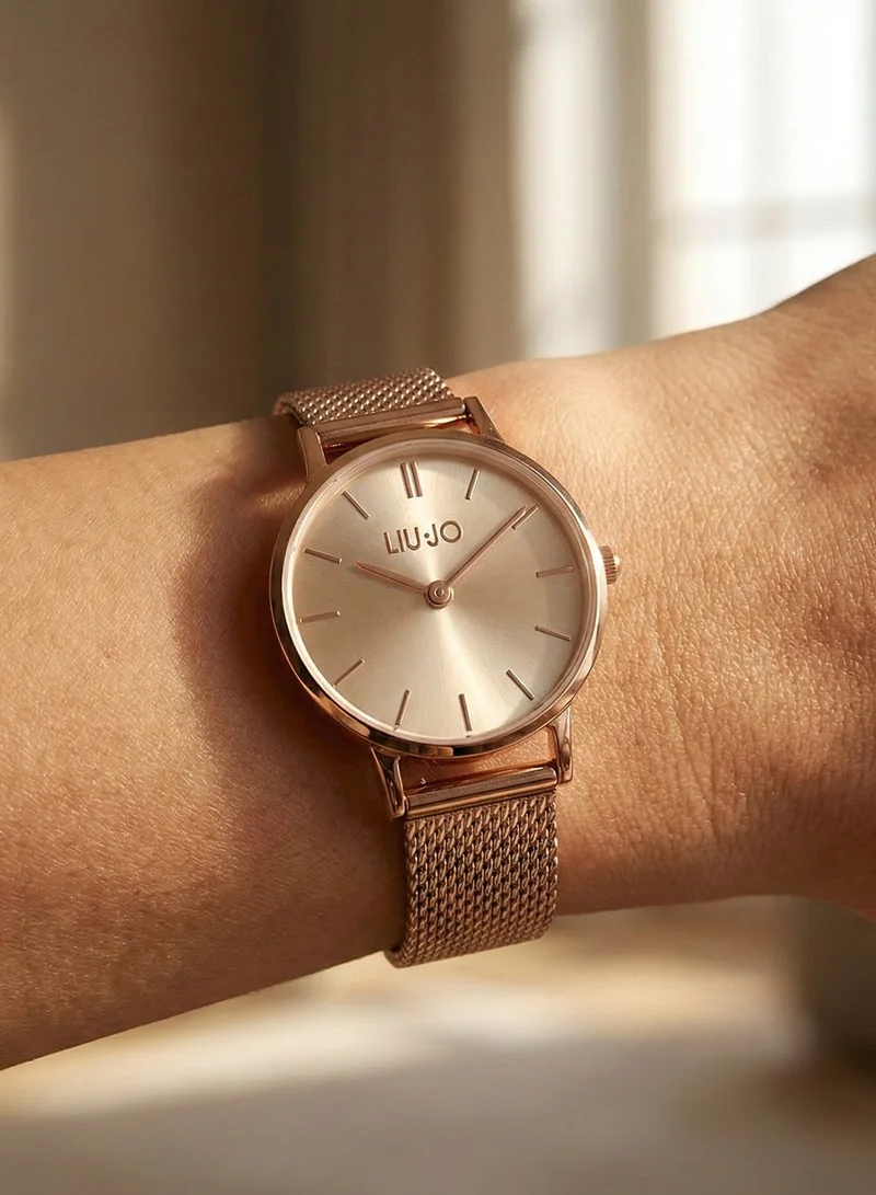 ليو جو ساعة ليو جو ميني مونلايت ذهبية